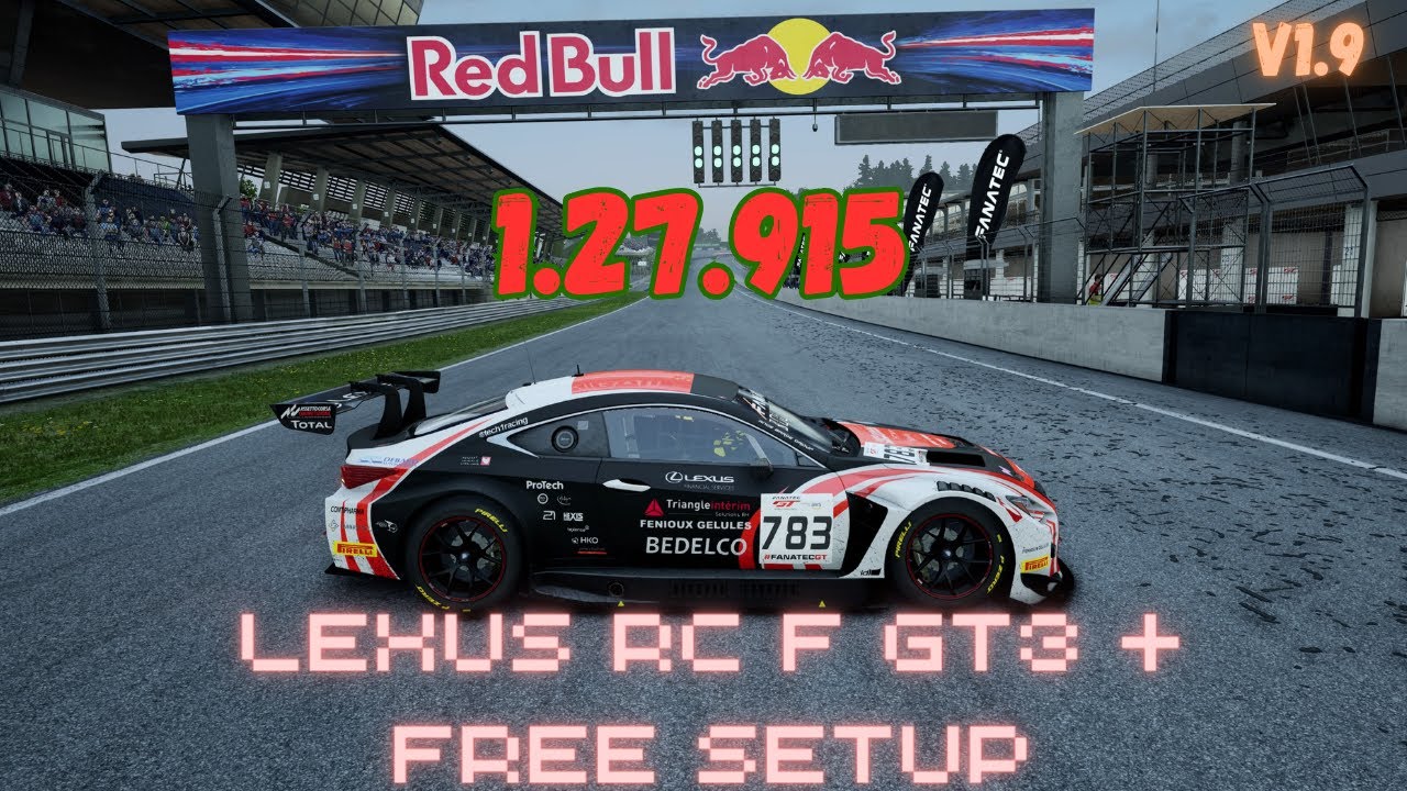 ACC PS5 | RED BULL RING 1.27.915 | LEXUS RC F GT3 + FREE SETUP | V1.9