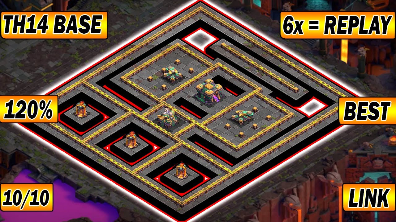 Only 1 Star Th14 WAR Base + * PROOF * With Link👌Unbeatable Th14 Base Link | Anti 1 Star Base TH14