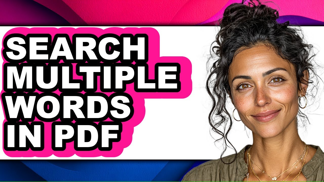 How to Search Multiple Words in Pdf - Full Guide