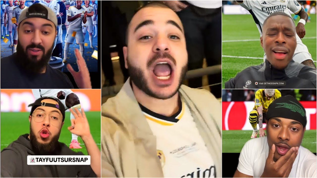 LE R&Eacute;AL MADRID CHAMPIONS ( COMPIL DES REACTION )