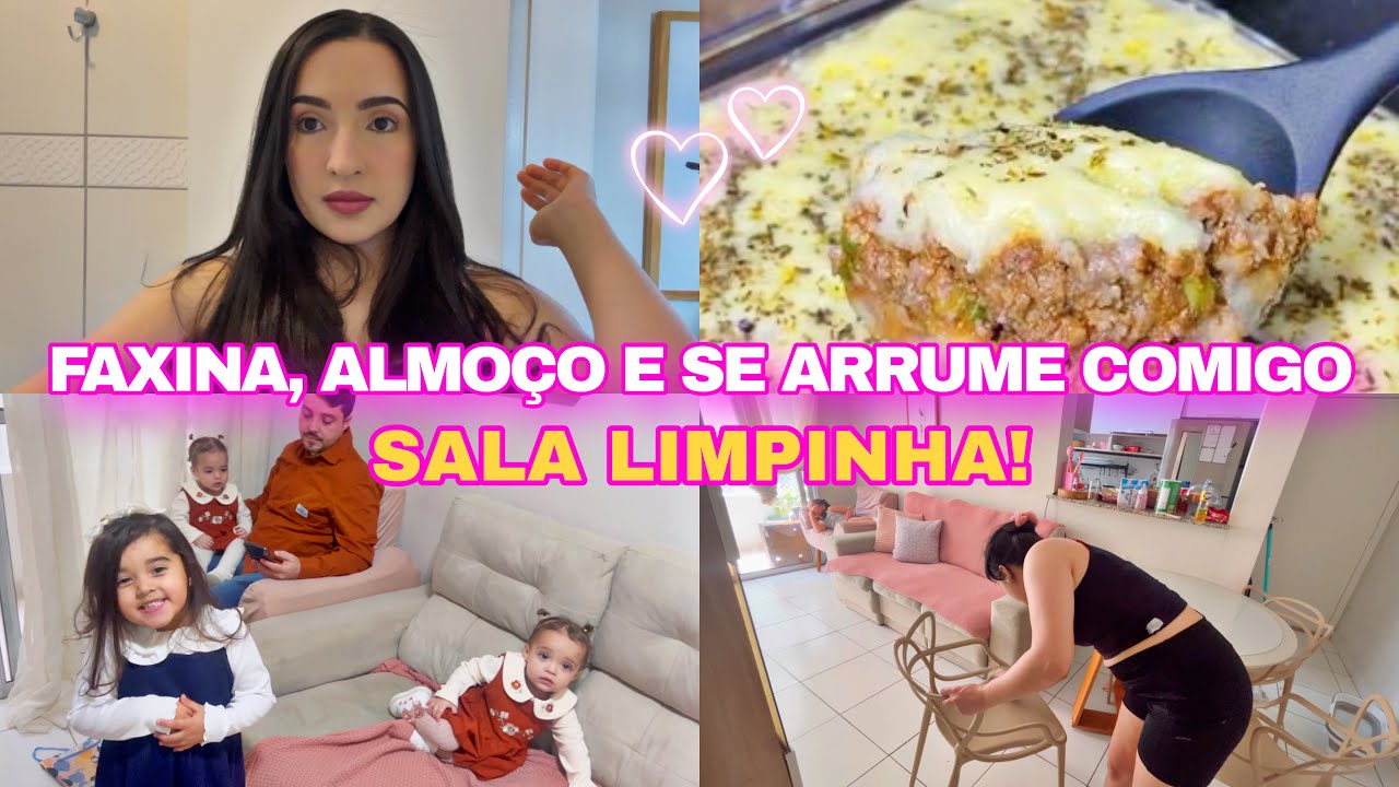 FAXINA: 2 DIAS SEM LIMPAR, SE ARRUME PRO CULTO, ALMOCINHO DEL&Iacute;CIA 💖🥰