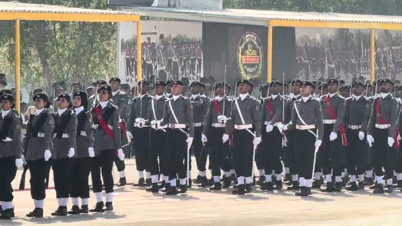 ASF Passing Out Parade Officer Basic Aviation Security Course 33 & Basic Aviation Security Course 53