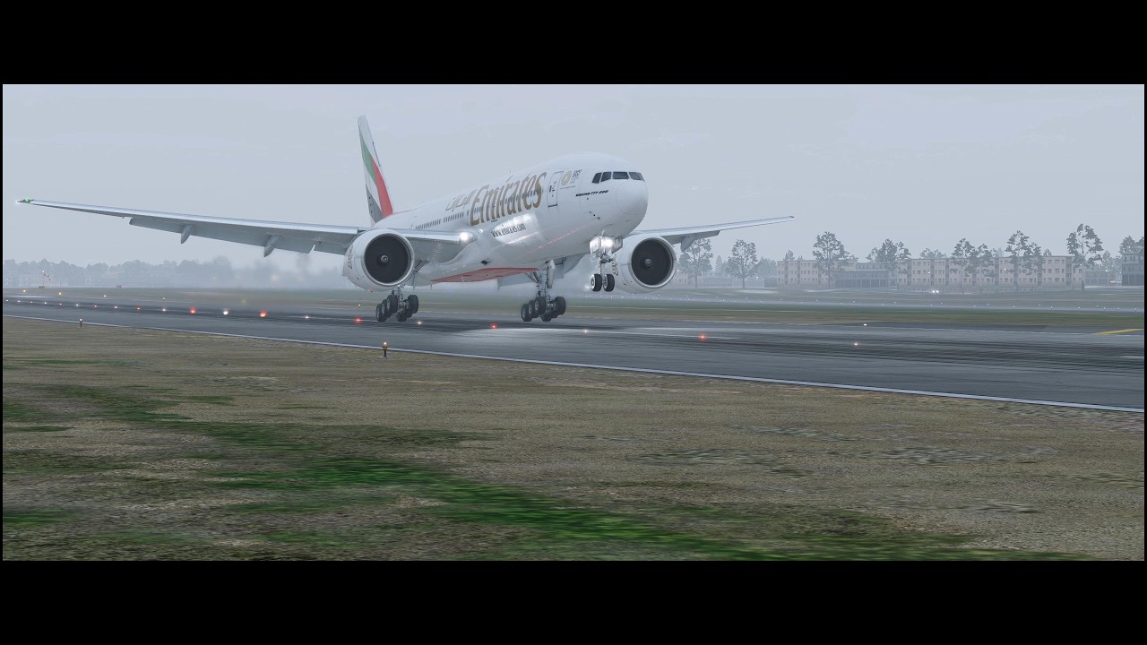 Полет с комментариями на превосходном самолете Flight Factor 777-200 ER.