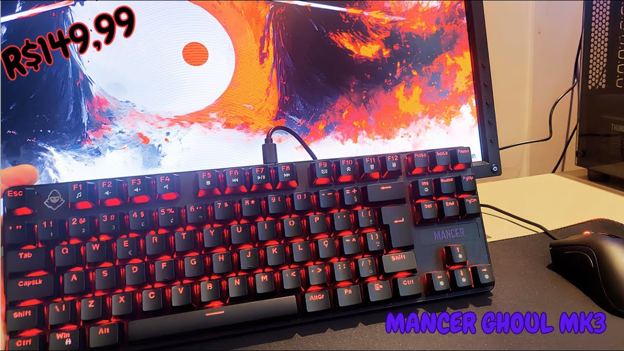 Review do teclado mecânico MANCER GHOUL MK3 (LEIAM A DESCRIÇÃO
