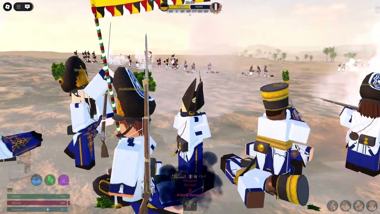 Roblox Napoleonic Wars | ALTE VS 2EME VG