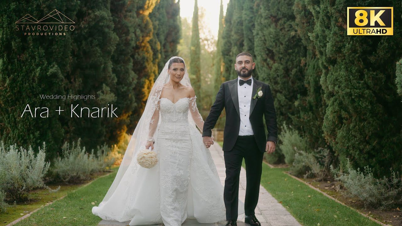 Ara + Knarik's Wedding 8K UHD Highlights at Grand Venue st Leon Church and Greystone Mansion