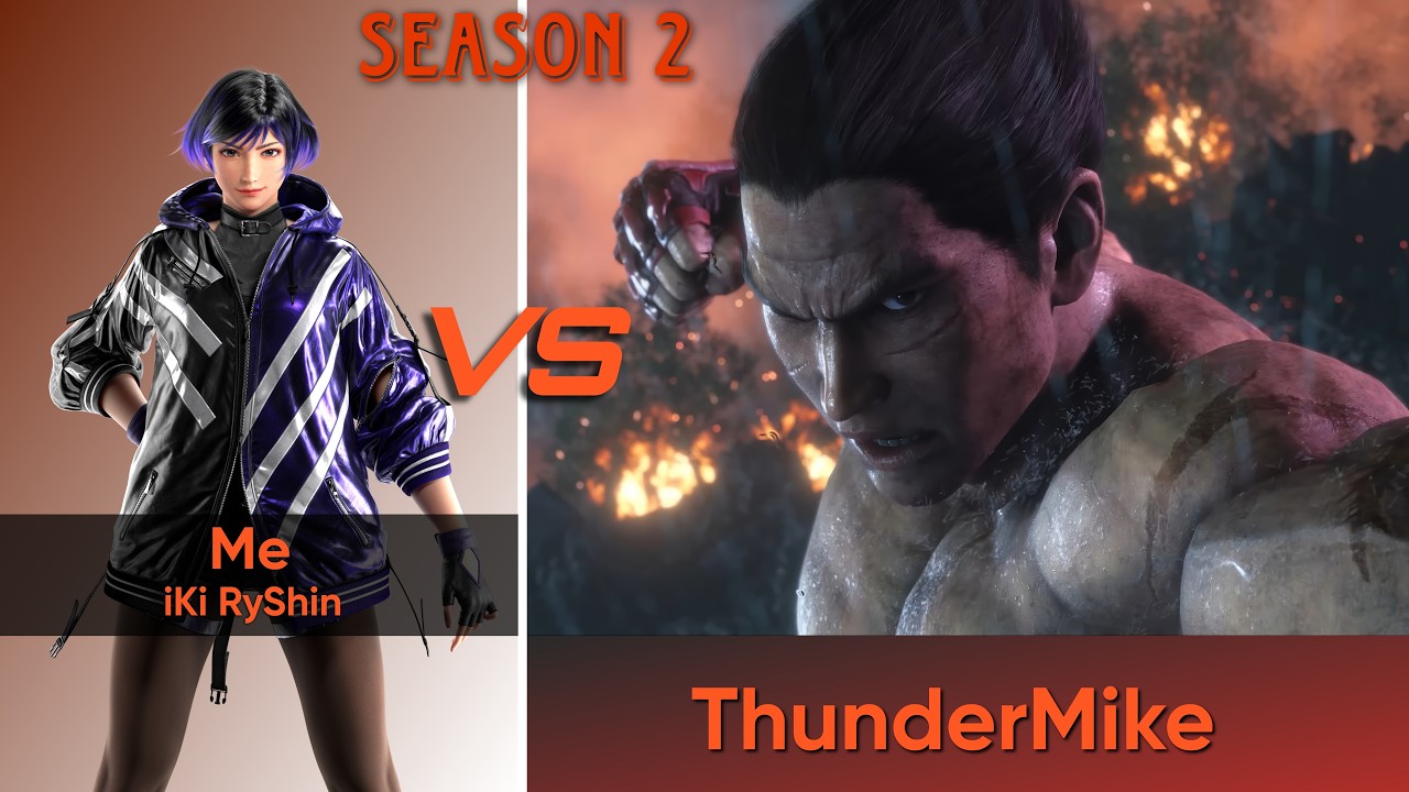 Matches against THUNDERMIKE in TEKKEN 8