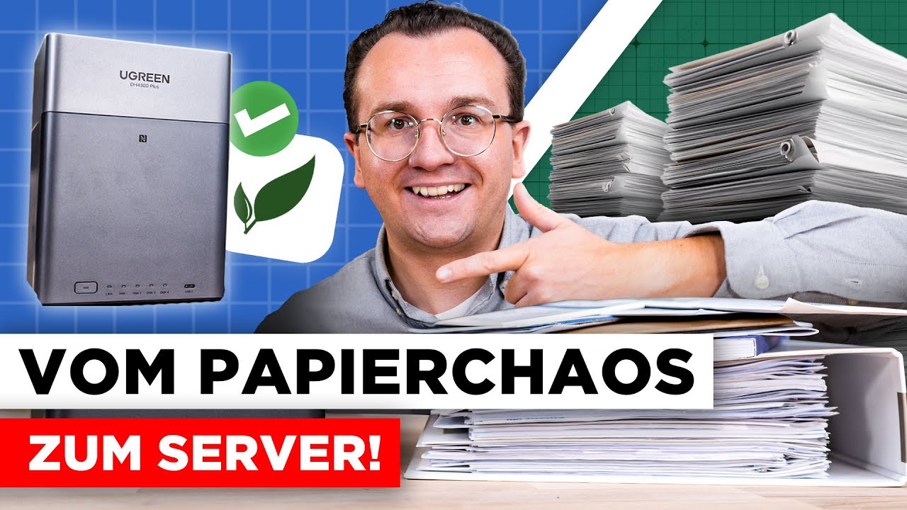 In 10 Minuten Paperless NGX installieren auf dem UGREEN NAS DH4300 Plus