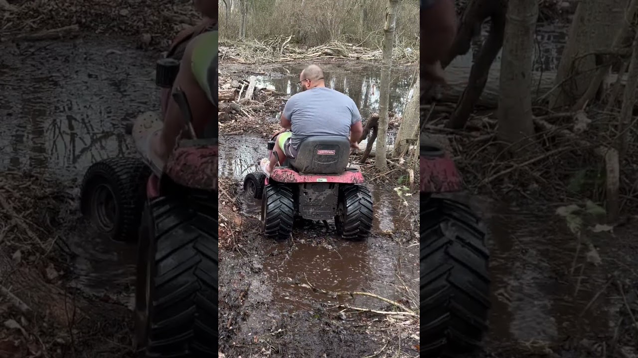 Super cheap mud mower doing the thing #mud #mudmowers #offroad #trending