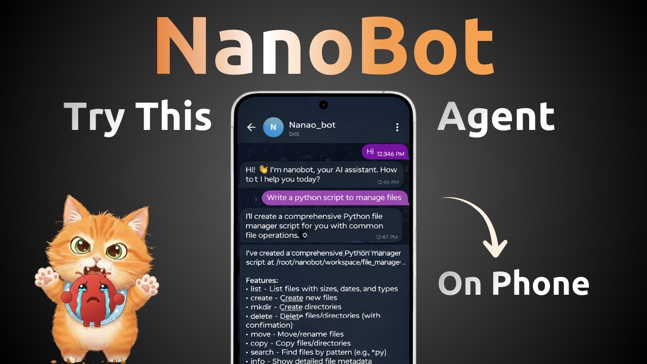 Forget OpenClaw, Try This AI Agent That Runs on Your Phone | Nanobot