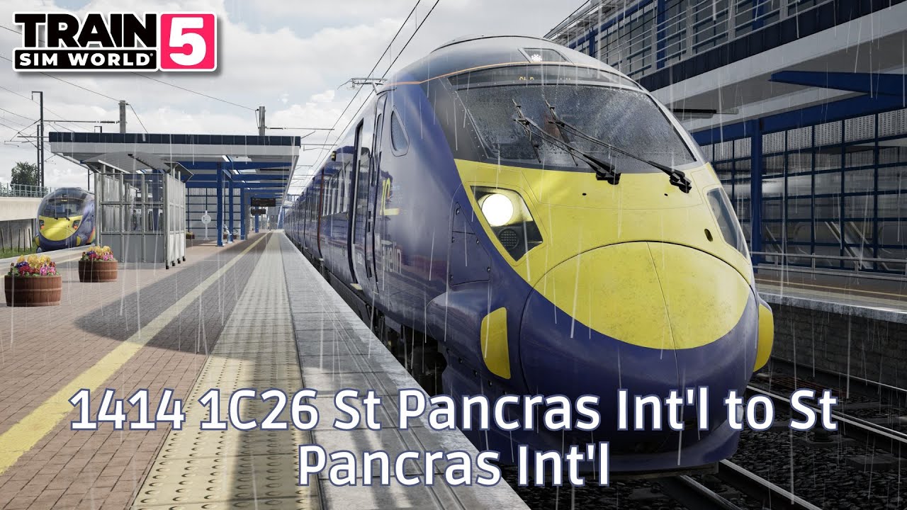 1414 1C26 St Pancras Int'l to St Pancras Int'l - Southeastern High Speed - 395 - #TrainSimWorld5