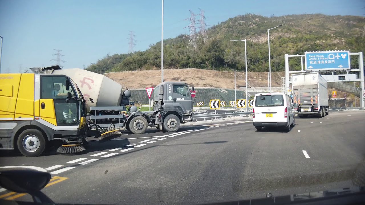 [HD] 屯門赤鱲角隧道 (元朗自駕去機場) Hong Kong drive Tuen Mun - Chek Lap Kok Tunnel (from Yuen Long to airport)