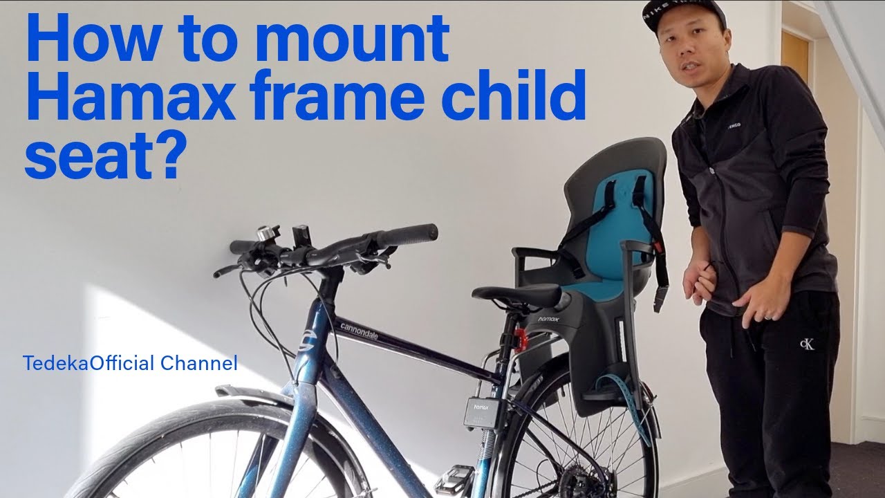How to install a Hamax child seat into the bike frame?