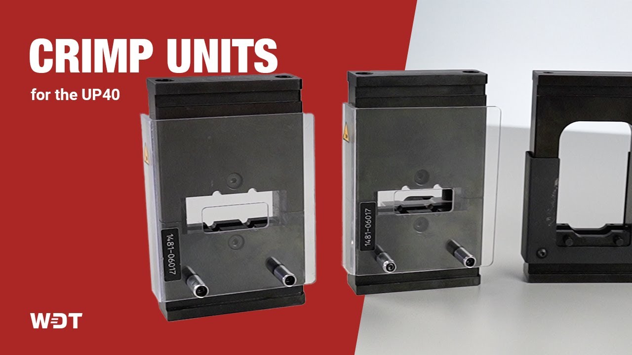 WDT Crimping Machine UP40 Crimp units at a glance ⚙️