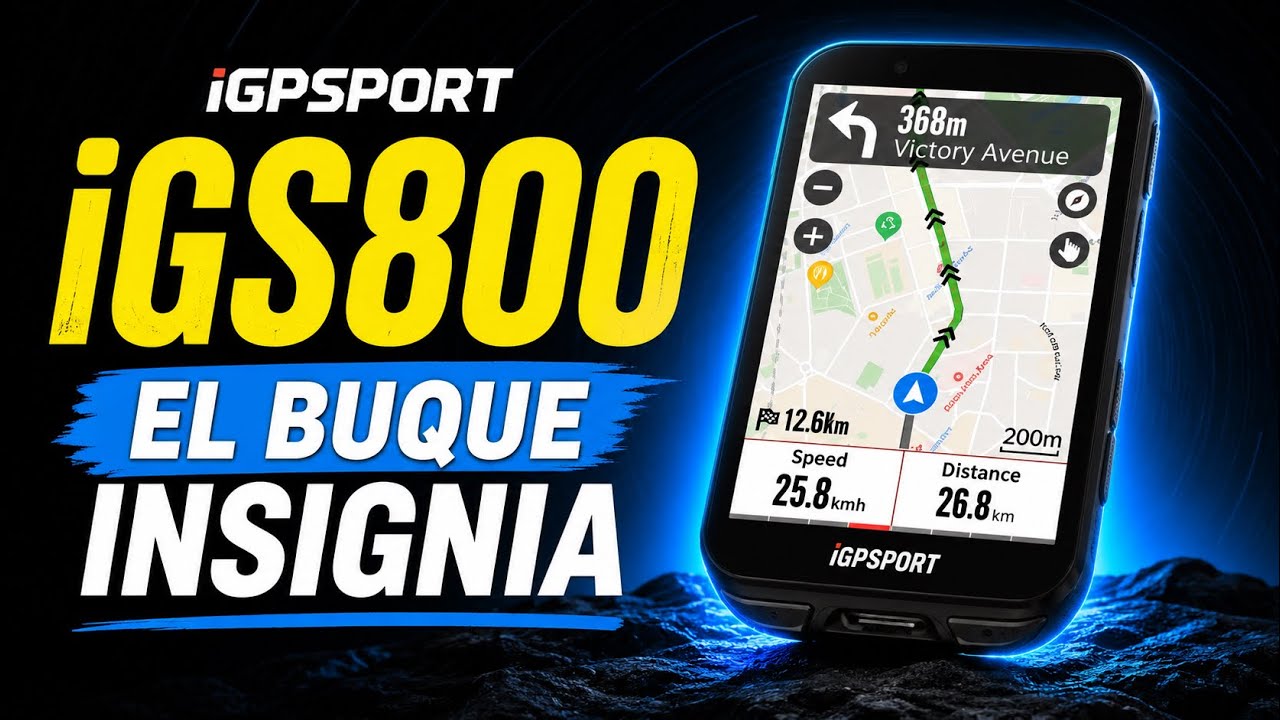 Ciclcomputador iGPSPORT IGS800 - Análisis a Fondo