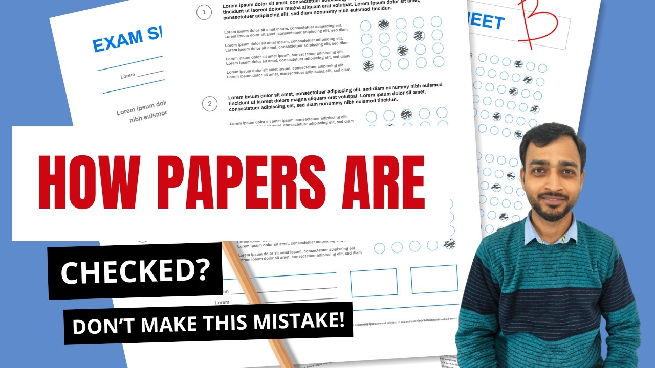 HOW PAPERS ARE CHECKED ? DO NOT MAKE THIS MISTAKE IN EXAM !