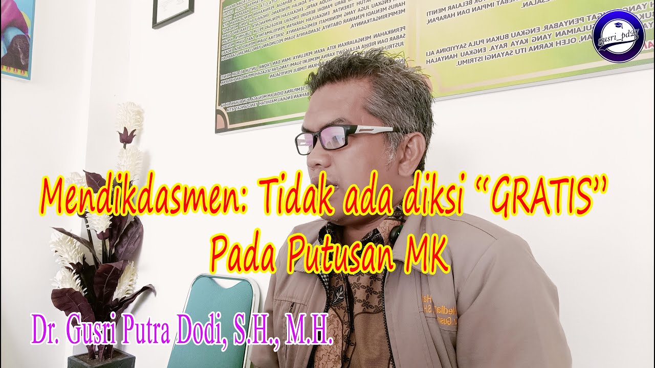 Mendikdasmen: Tidak Ada Diksi 