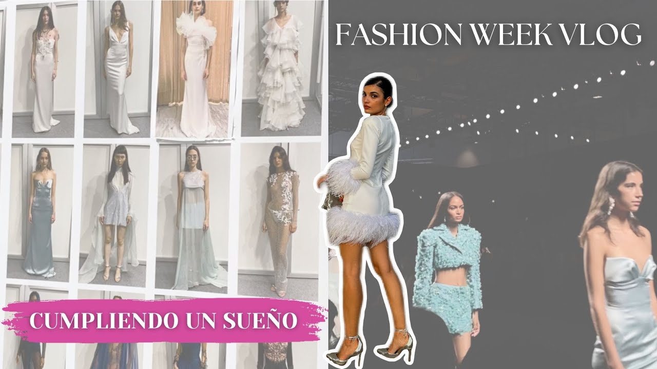 VLOG: Madrid Fashion Week | visitando un atelier, fitting, backstage, desfiles