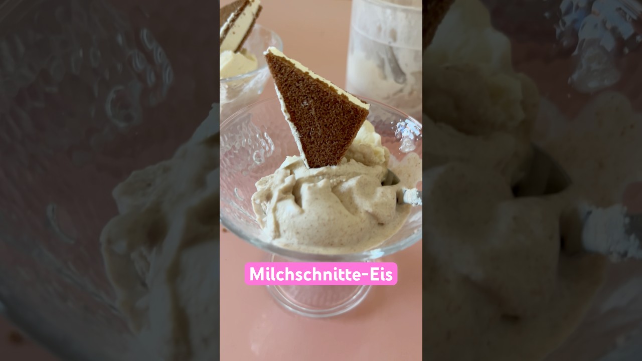 Milchschnitte Eis aus dem Ninja Creami #eisrezept #ninjacreami