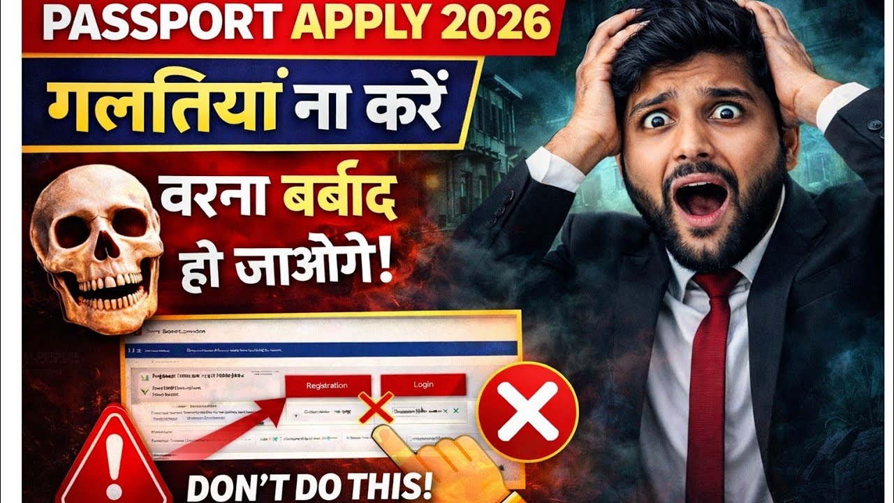 2026 में पासपोर्ट कैसे बनवाएं | Online Passport Apply 2026 | New Passport Process Hindi