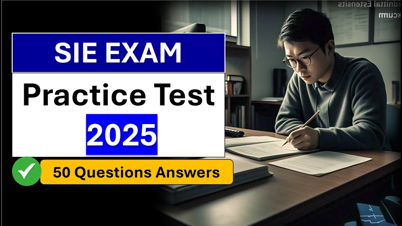 SIE Exam Practice 2025 - 50 Questions & Answers Securities Industry Essentials&reg;