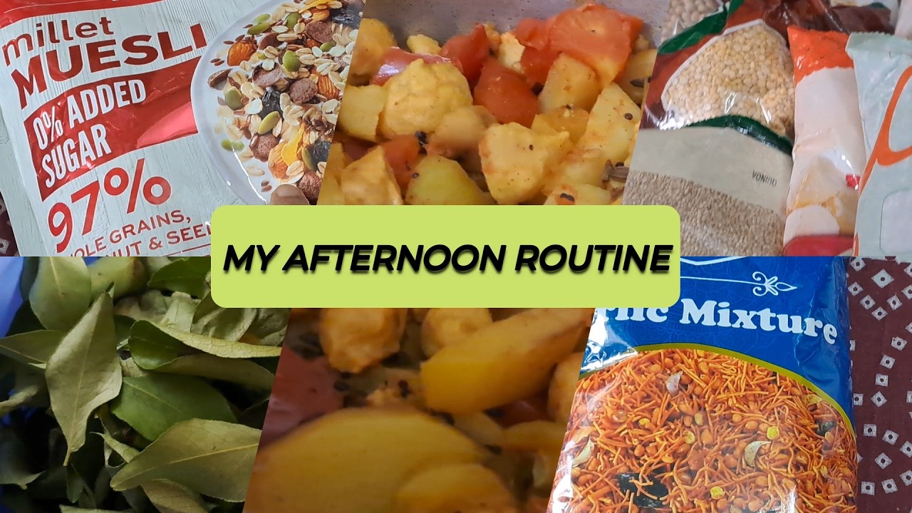 MY AFTERNOON ROUTINE WORK INVOLVES EVERYTHING FROM COOKING TO SHOPPING #routinevlog