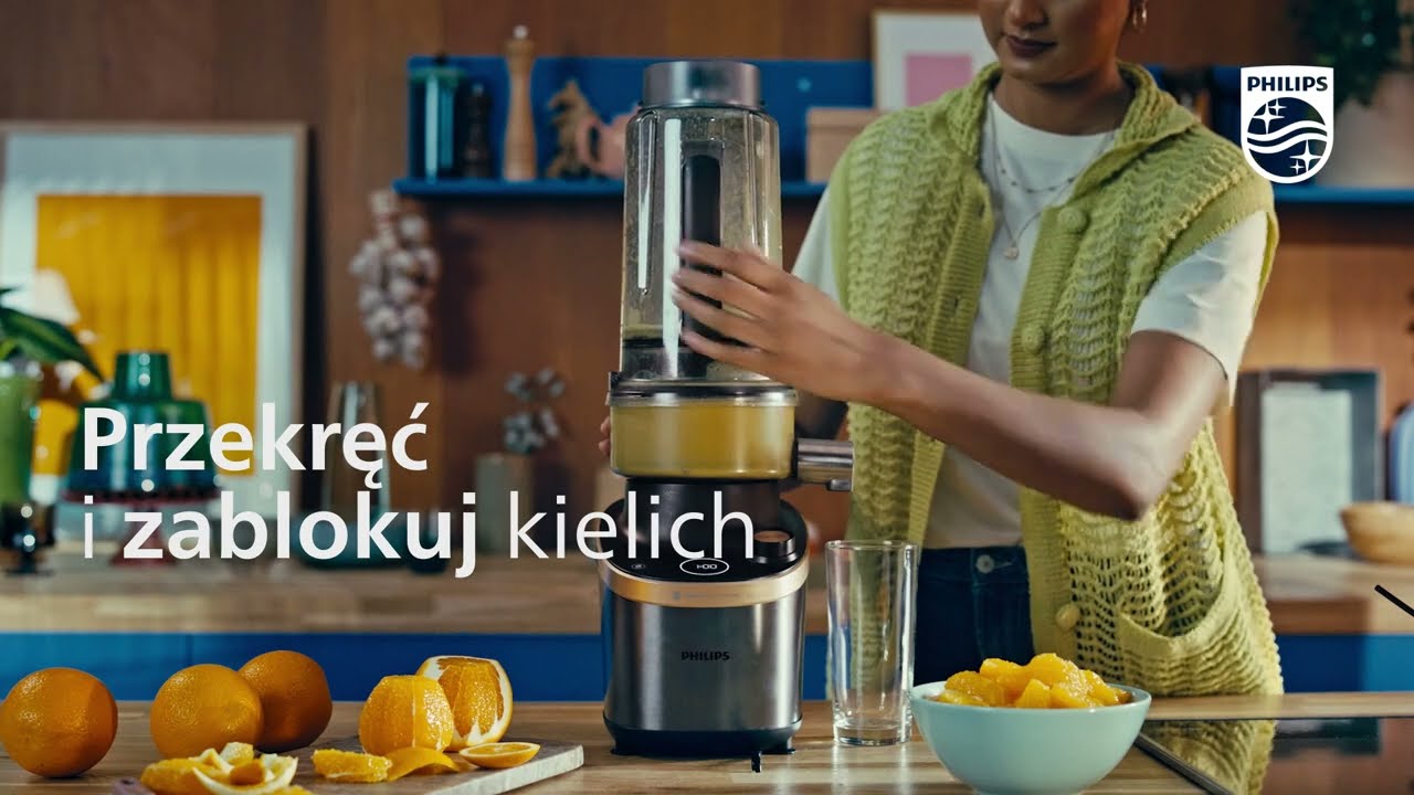 Jak używać blendera z funkcją sokowirówki Philips Flip&Juice HR3770? Instrukcja krok po kroku