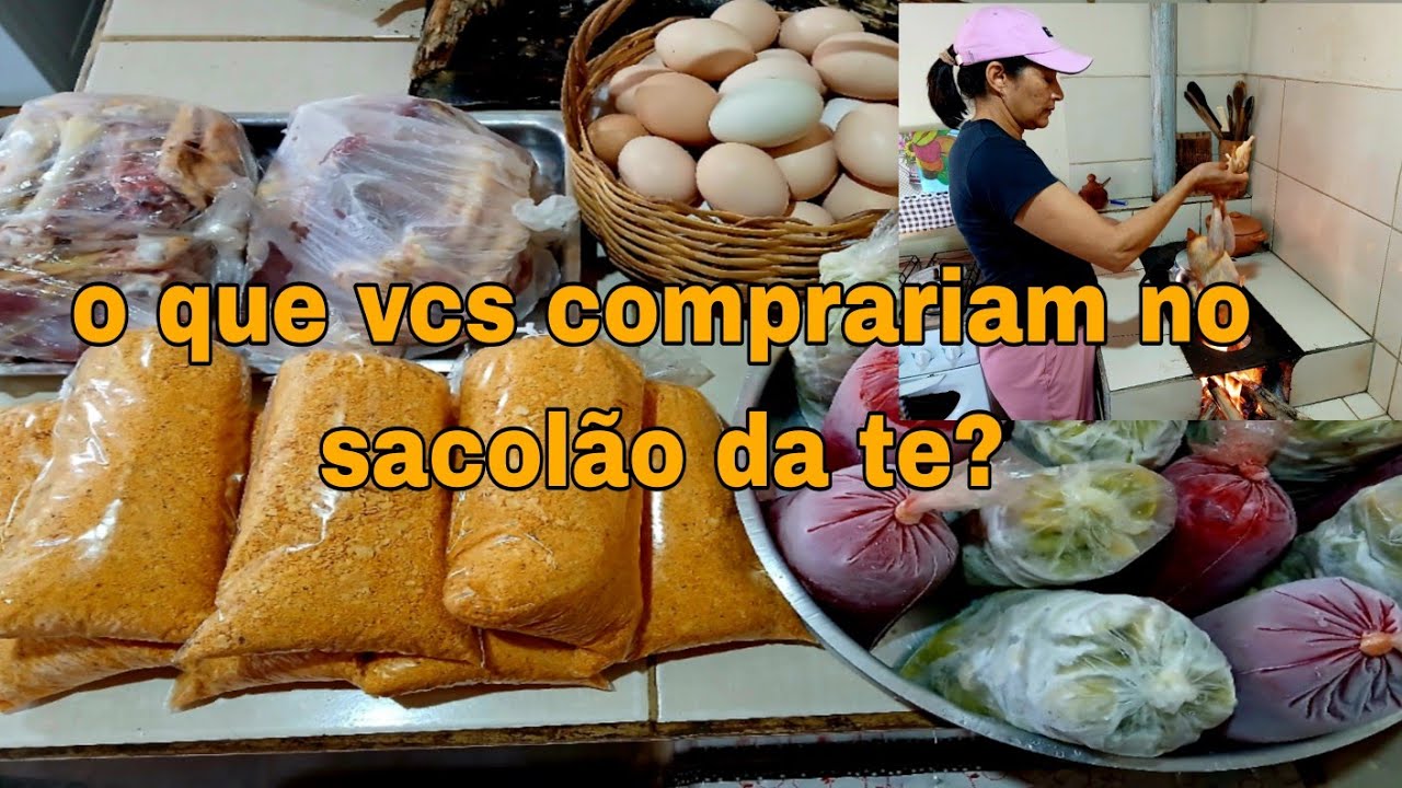  AQUI NO MEU PEDACINHO DE CEU TEM UM SACOLÃO HOJE É DIA DE ENTREGA