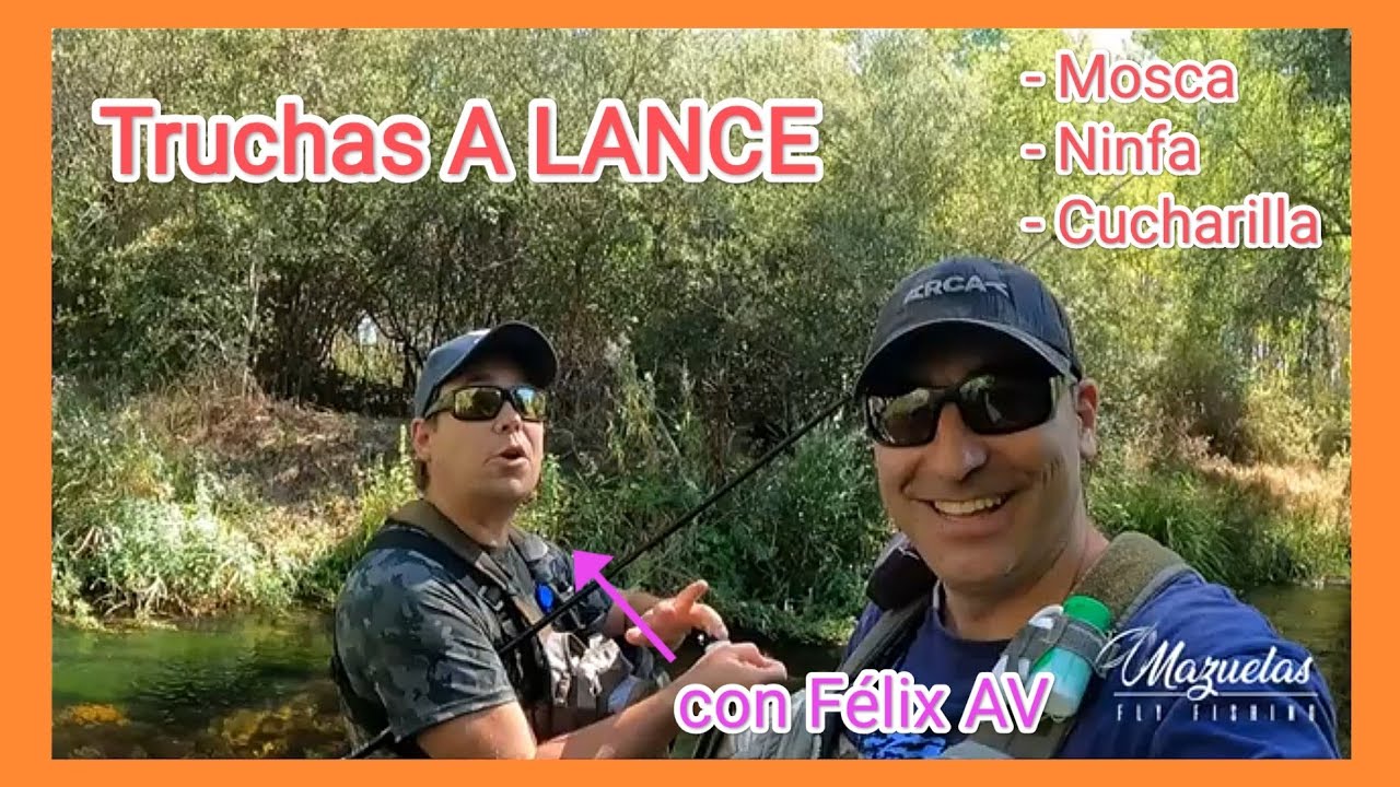 TRUCHAS A SPINNING 2022.Pesca a mosca,a ninfa y cucharilla😱
