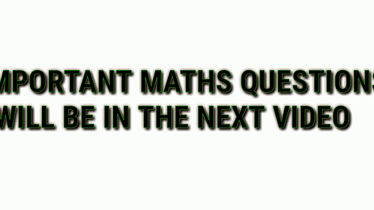 NATA-2020 Maths Syllabus