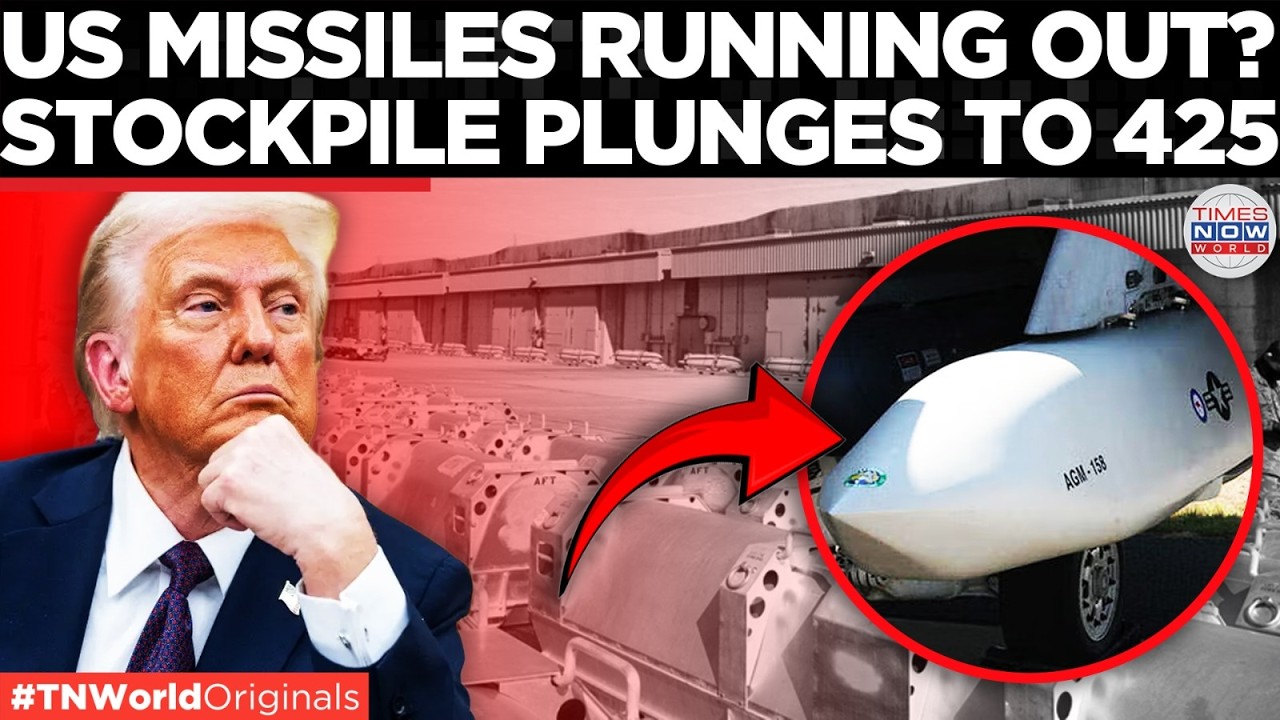 MISSILE STOCKPILE COLLAPSE: US Reserves Plunge From 2300 To Just 425 Amid Iran War | US-Iran War