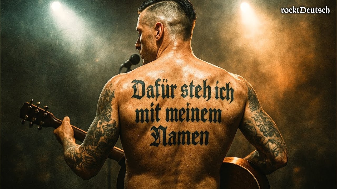 Dafür steh ich mit meinem name....