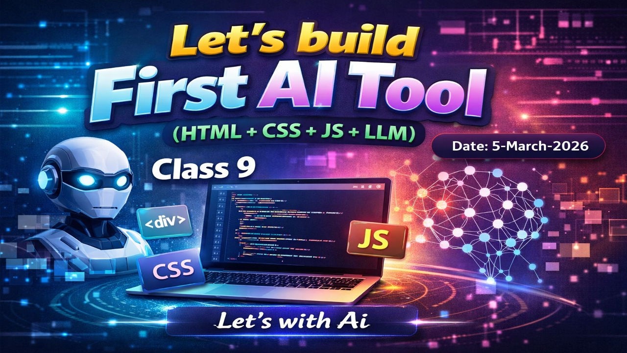 Build  Own ChatGPT with HTML, CSS & JavaScript | AI Tool Project for Beginners