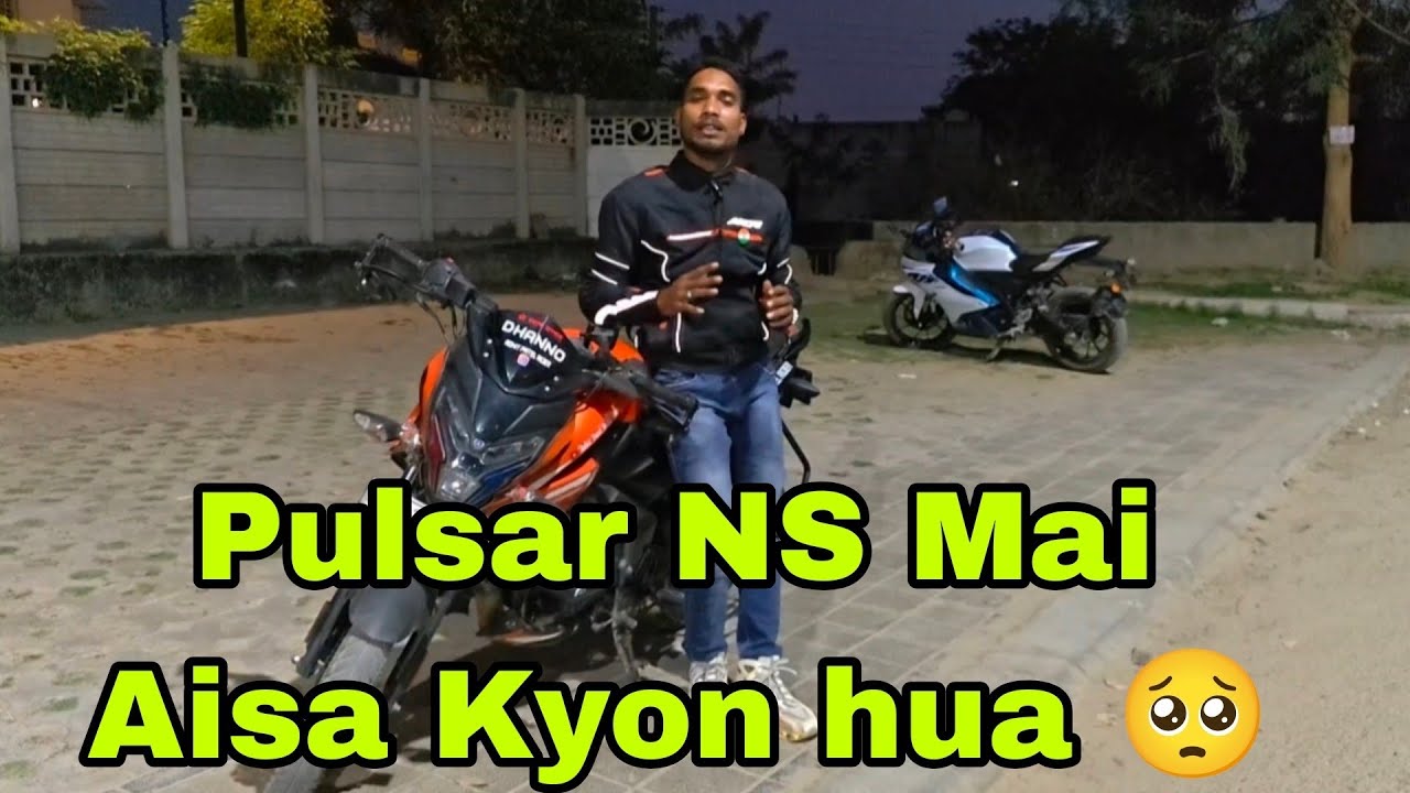 Pulsar NS Mai  Hua Problem 😱🤔 #youtube #video #viral #vlog #motovlog #popular #rider #pulsar 
