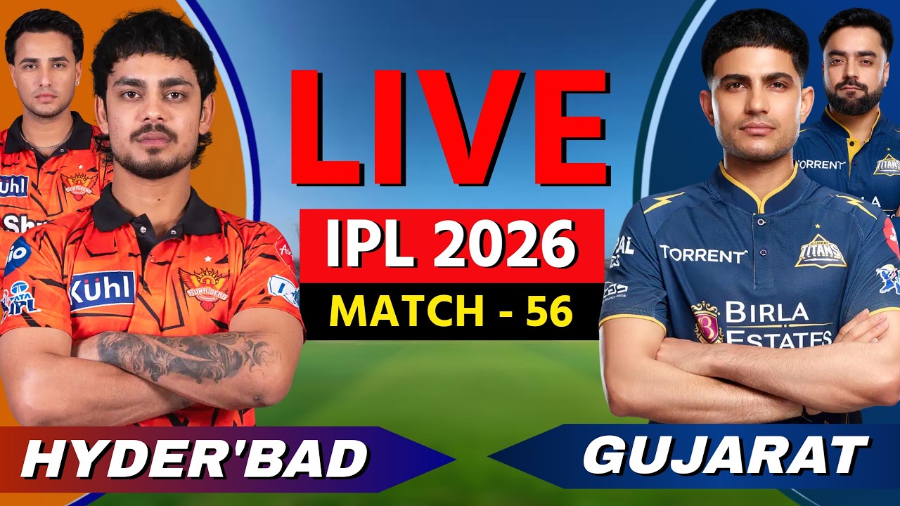 🔴 LIVE: SRH vs GT, IPL 2026, Live Cricket Match Scores, Commentary, Hyderabad vs Gujarat