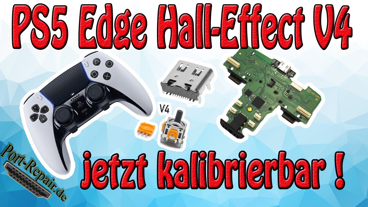 PS5 Edge Controller auf Hall-Effect V4 ohne Kalibrierboard