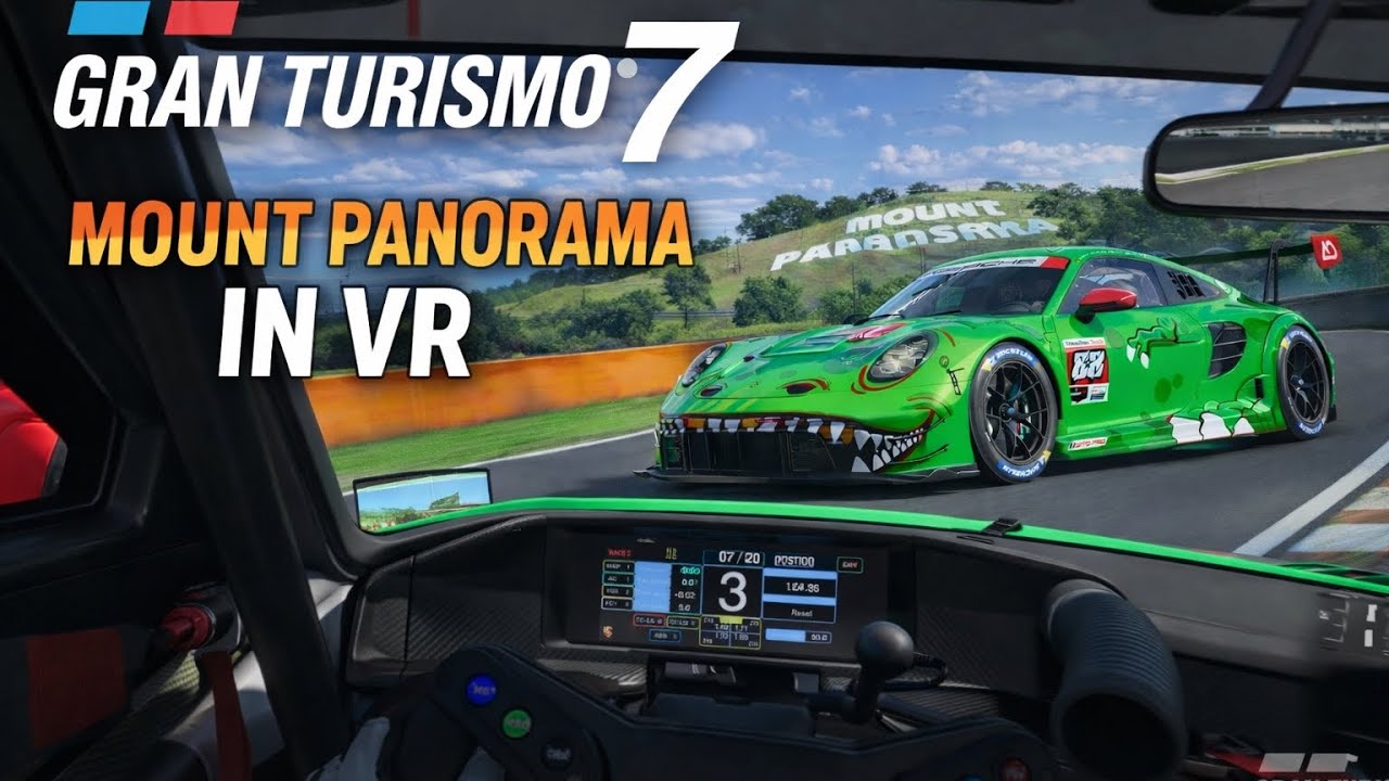 👀 Così Mount Panorama non l’hai mai vista! Porsche 911 Gt3 in Vr