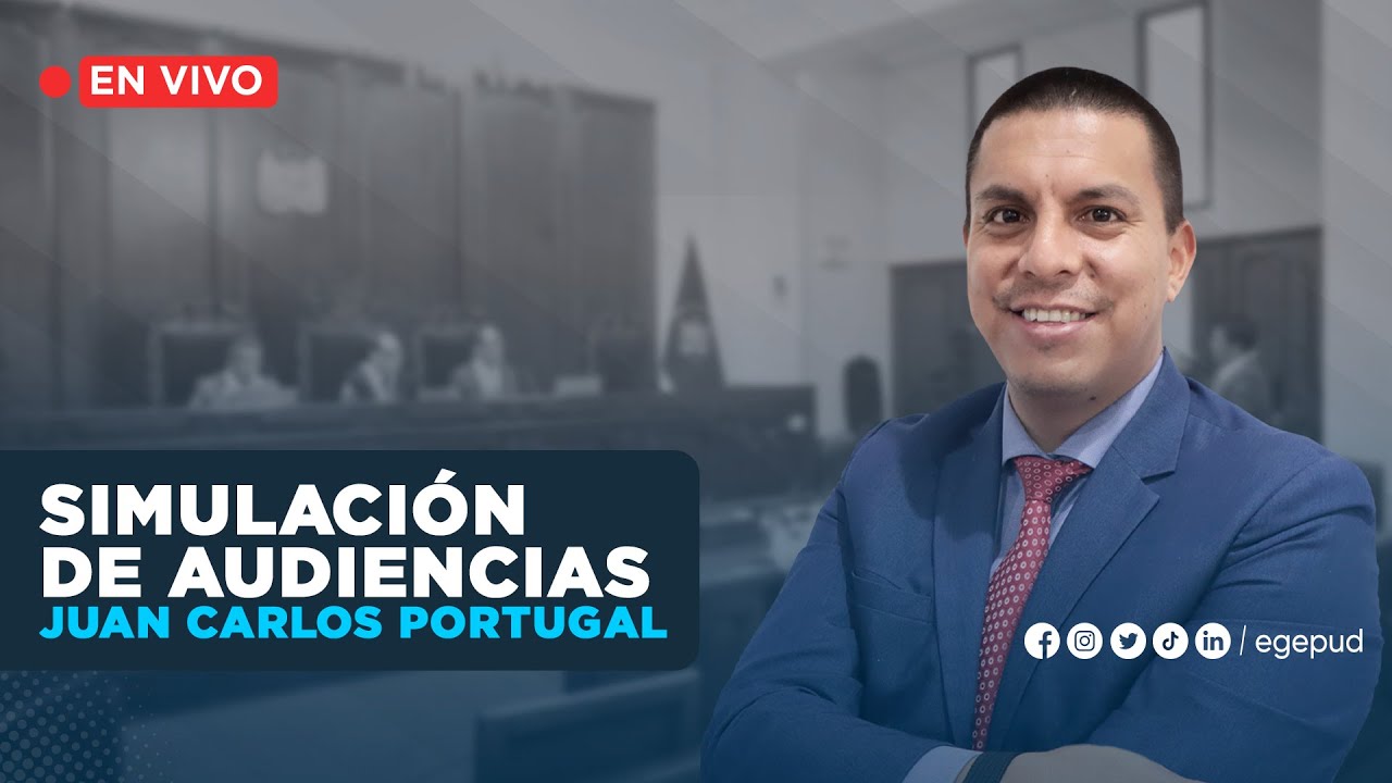 OBJECIONES APLICADAS AL JUICIO ORAL - JUAN CARLOS PORTUGAL