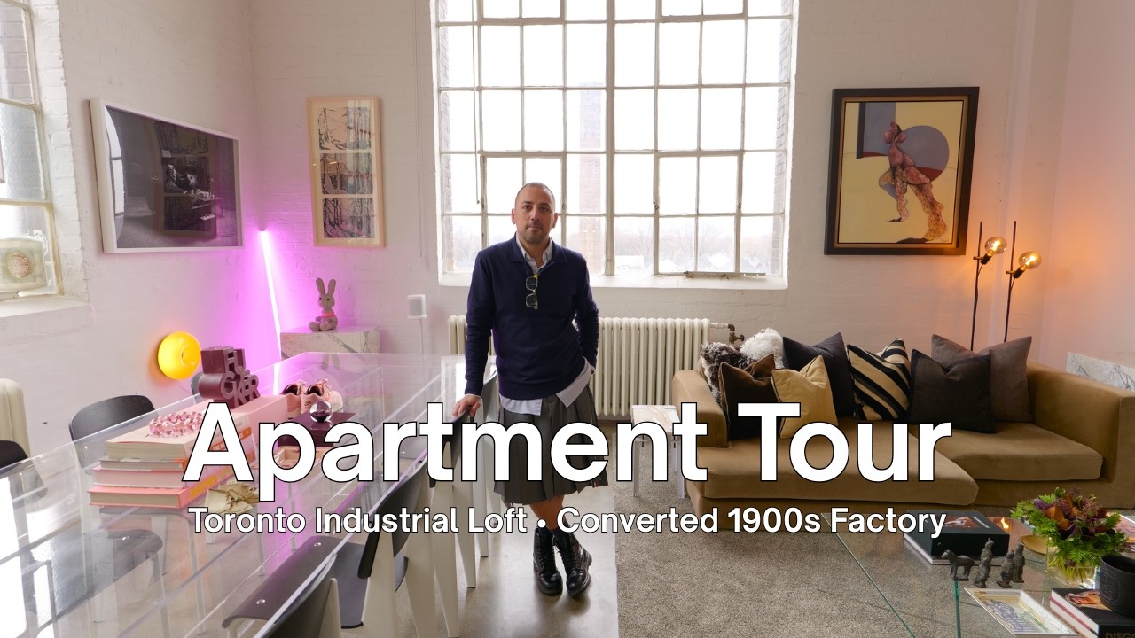 What It's Like Living in a Converted 1900s Factory Loft Apartment in Toronto &ndash; FULL TOUR