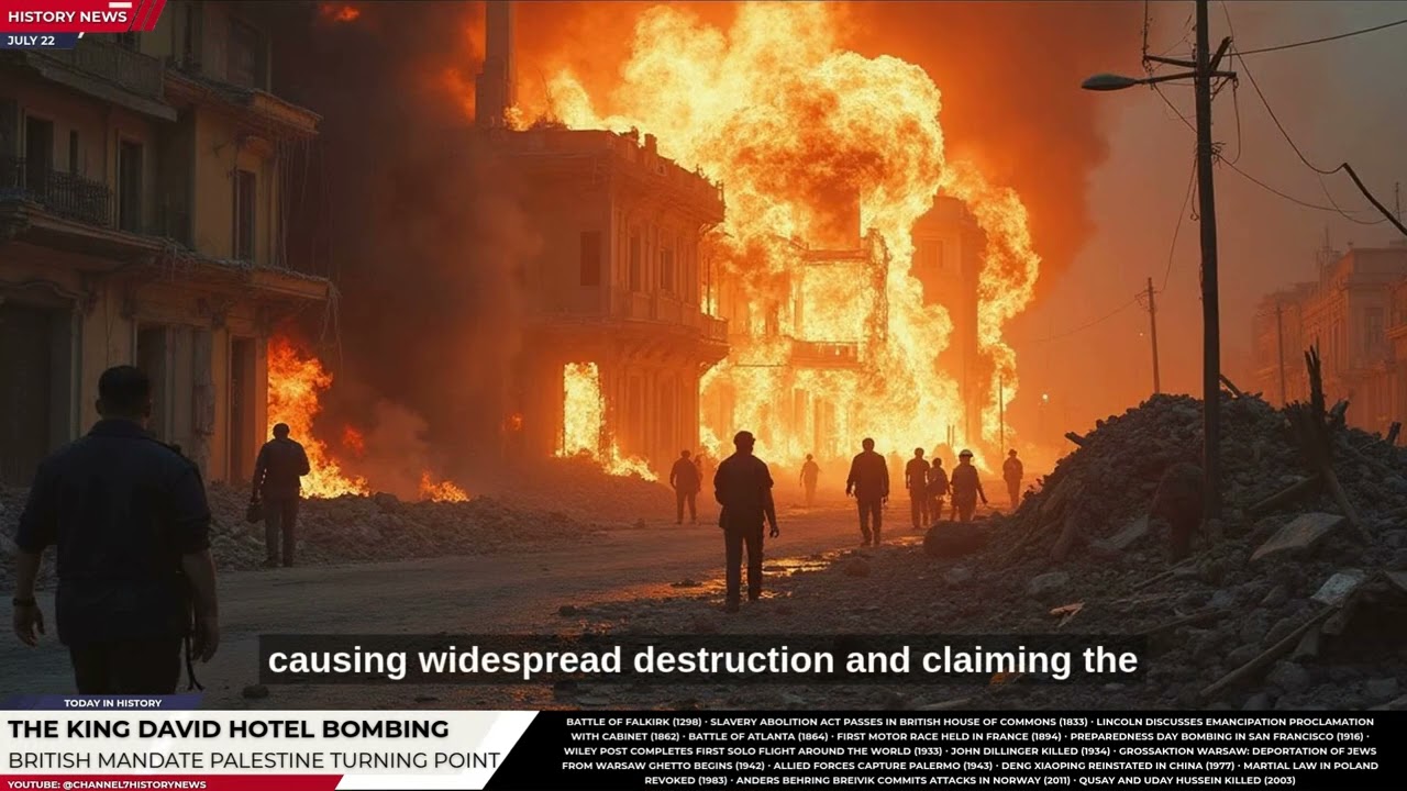 King David Hotel Bombing in British Mandate Palestine ∙ [Today in History: July 22 ∙ TLDR History]