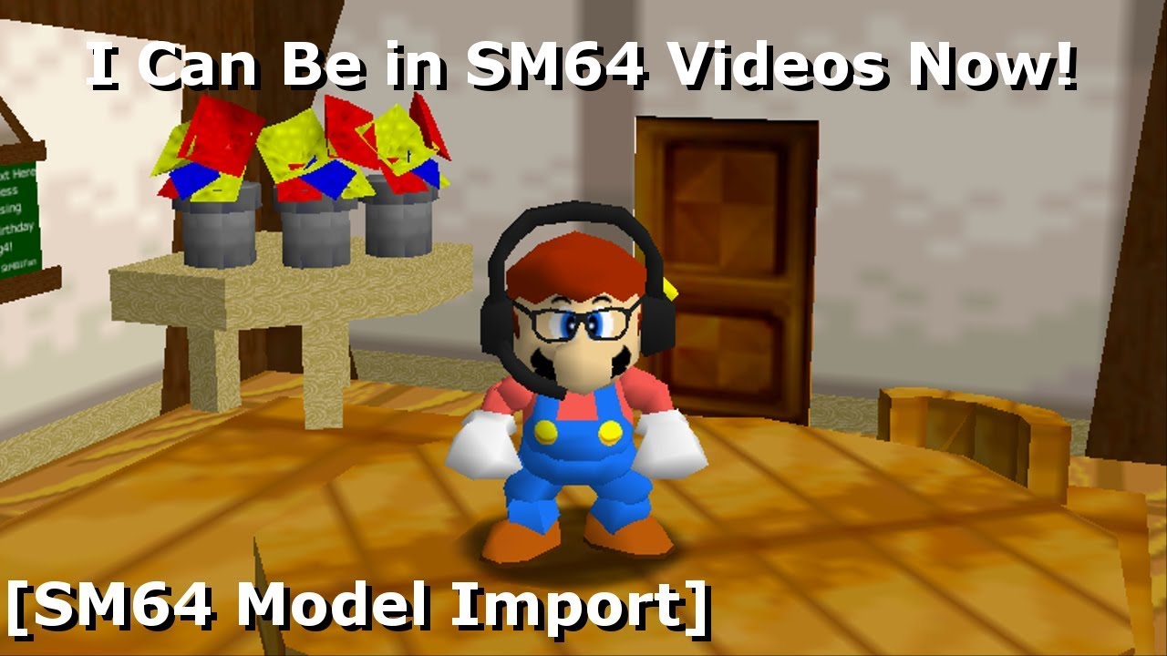 I Can Be In SM64 Videos Now! [SM64 Model Import]