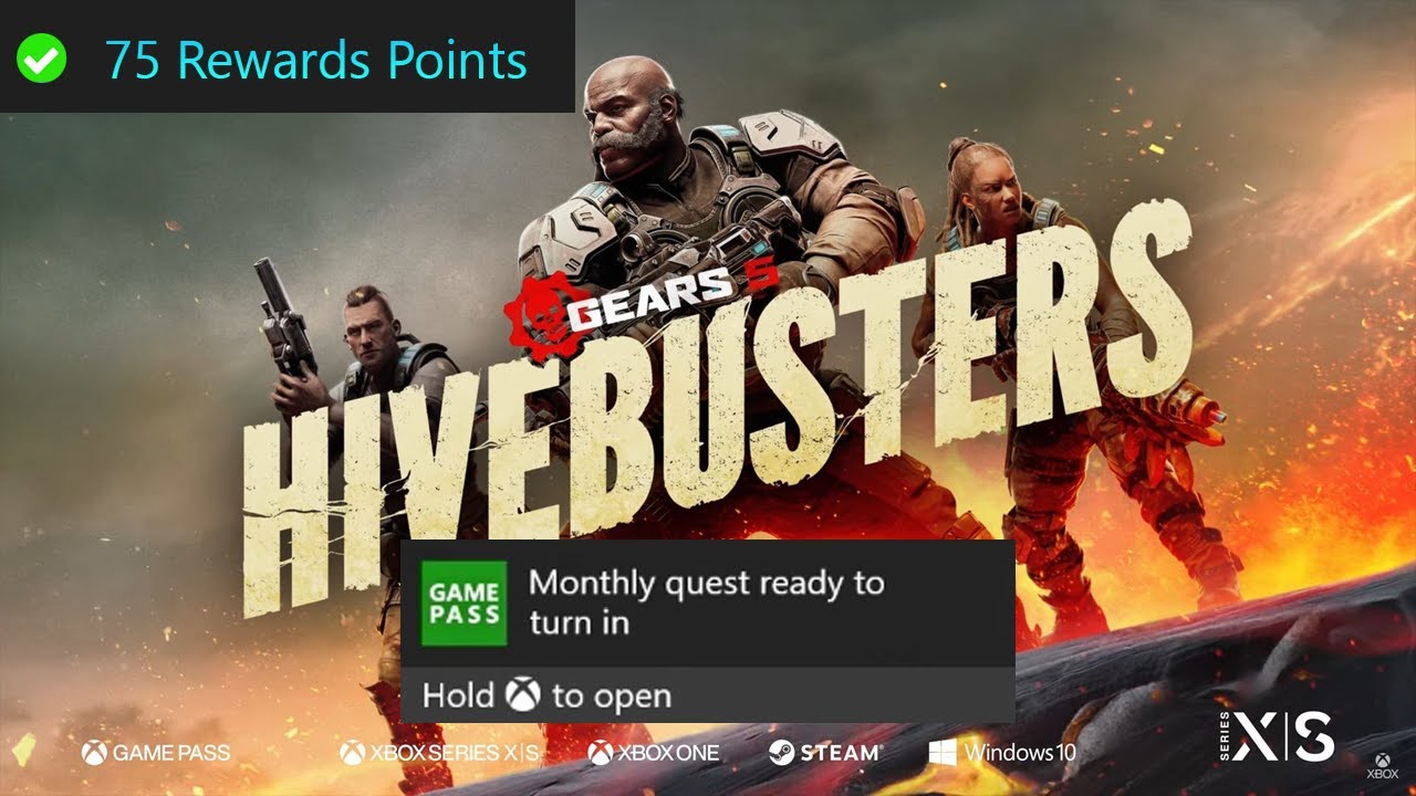 Gears 5: Cardigan Hivebusters Expansion Monthly Xbox Game Pass Quest Guide - Earn 1 Achievement