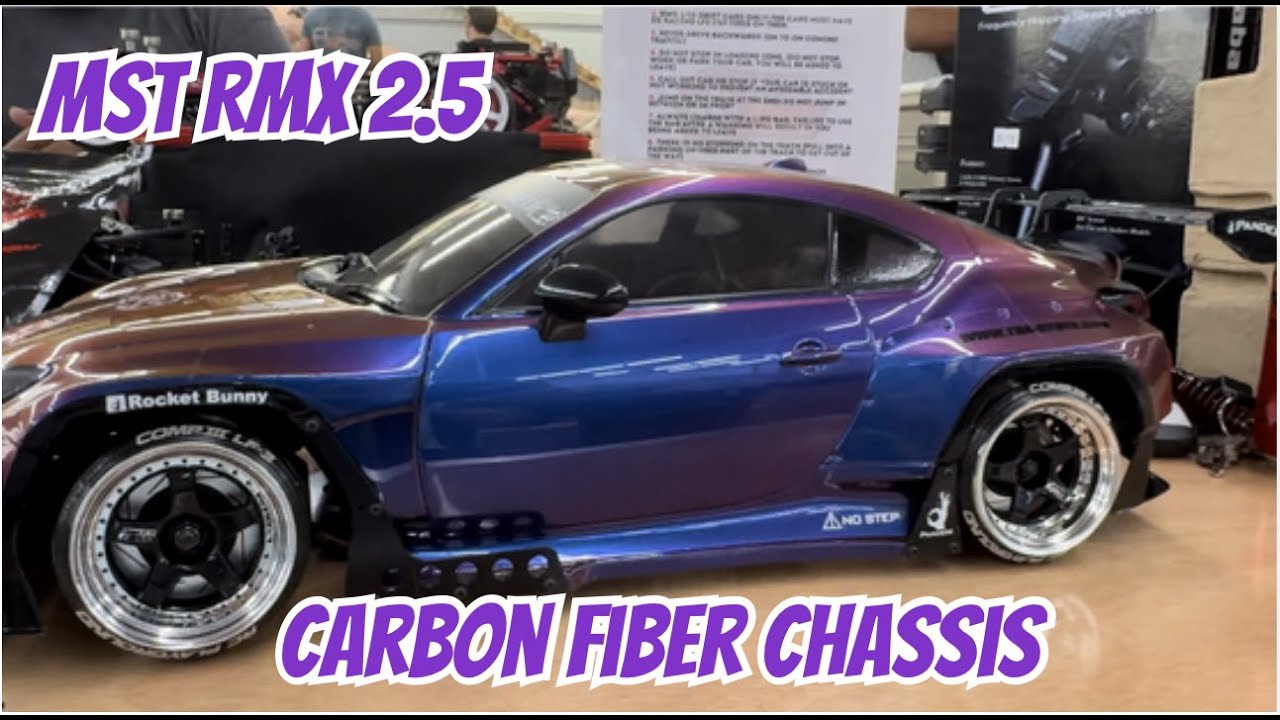MST RMX 2.5 Carbon Fiber Chassis Upgrade and First Time on a P-Tile Drift Track
