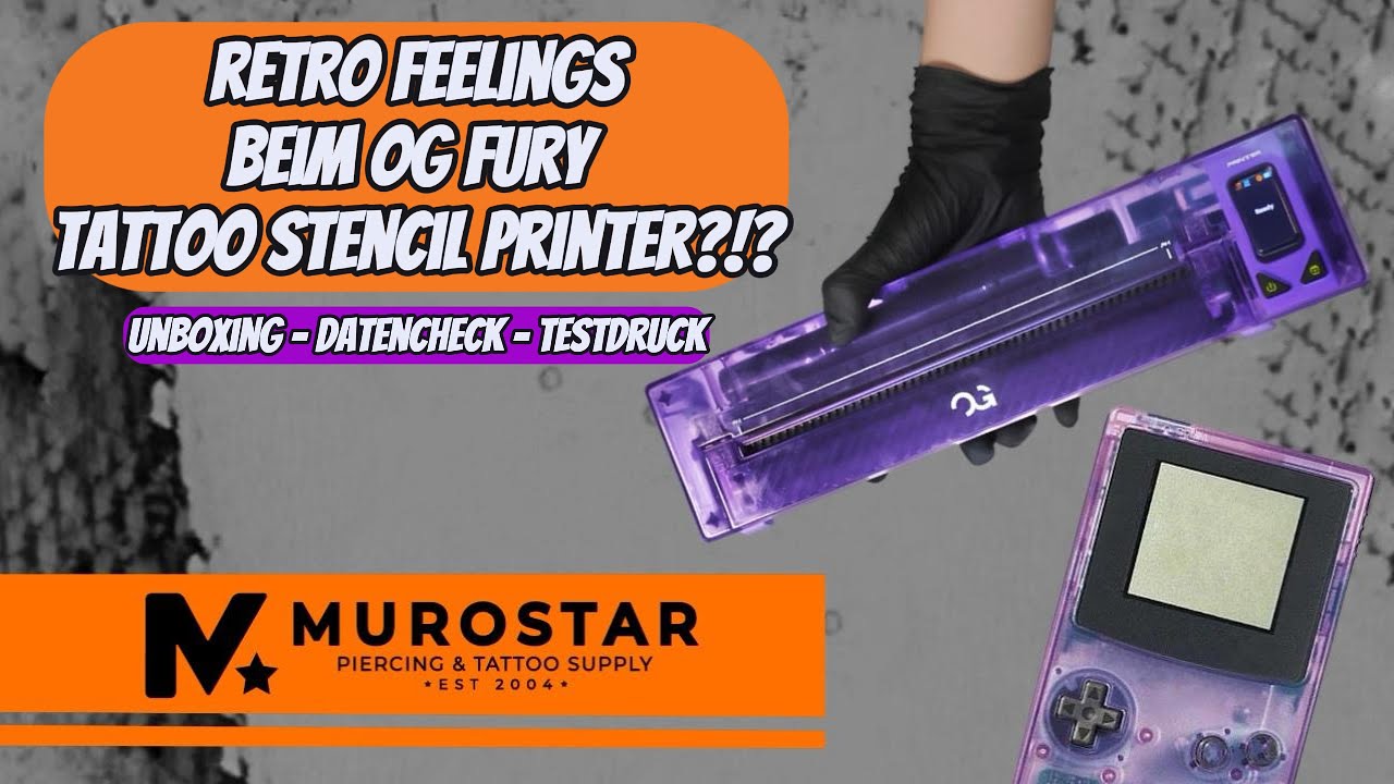 🎮 Retro-Vibes & High-Tech: OG Produce Fury Stencil Printer Test! ⚡