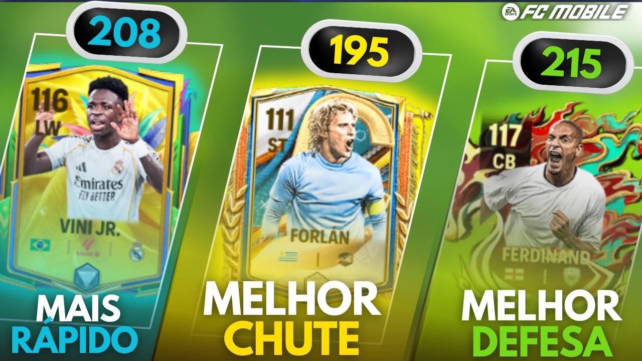 🤯OS MAIS RÁPIDOS, MAIS LISOS E MATADORES DO FCMOBILE! TEM CARTA ANTIGA DANDO SURRA EM UTOTYS!