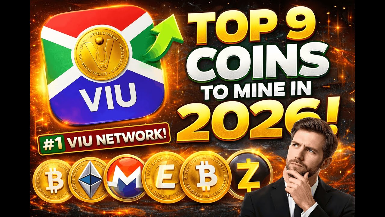 Top 10 Cryptocurrencies to Mine in 2026 🚀  Why VIU Network is #1 Future Mining Revolution!