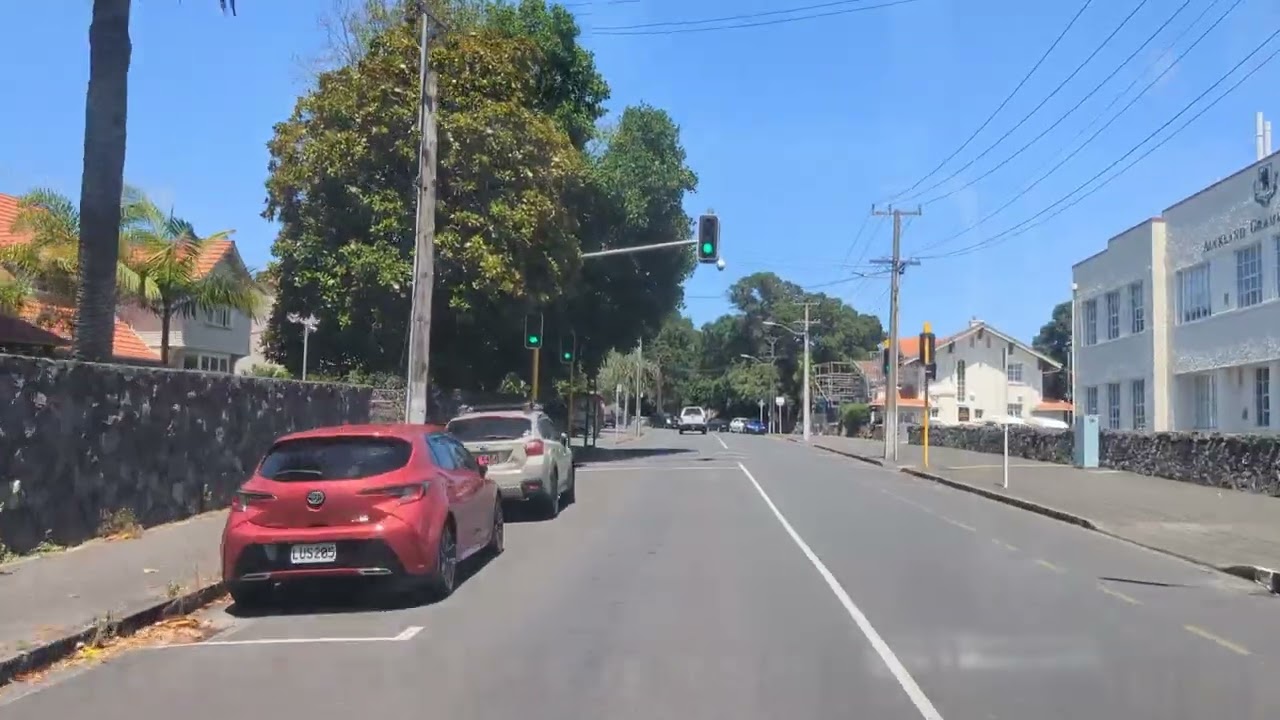 A Suburban area of Grafton Auckland New Zealand 