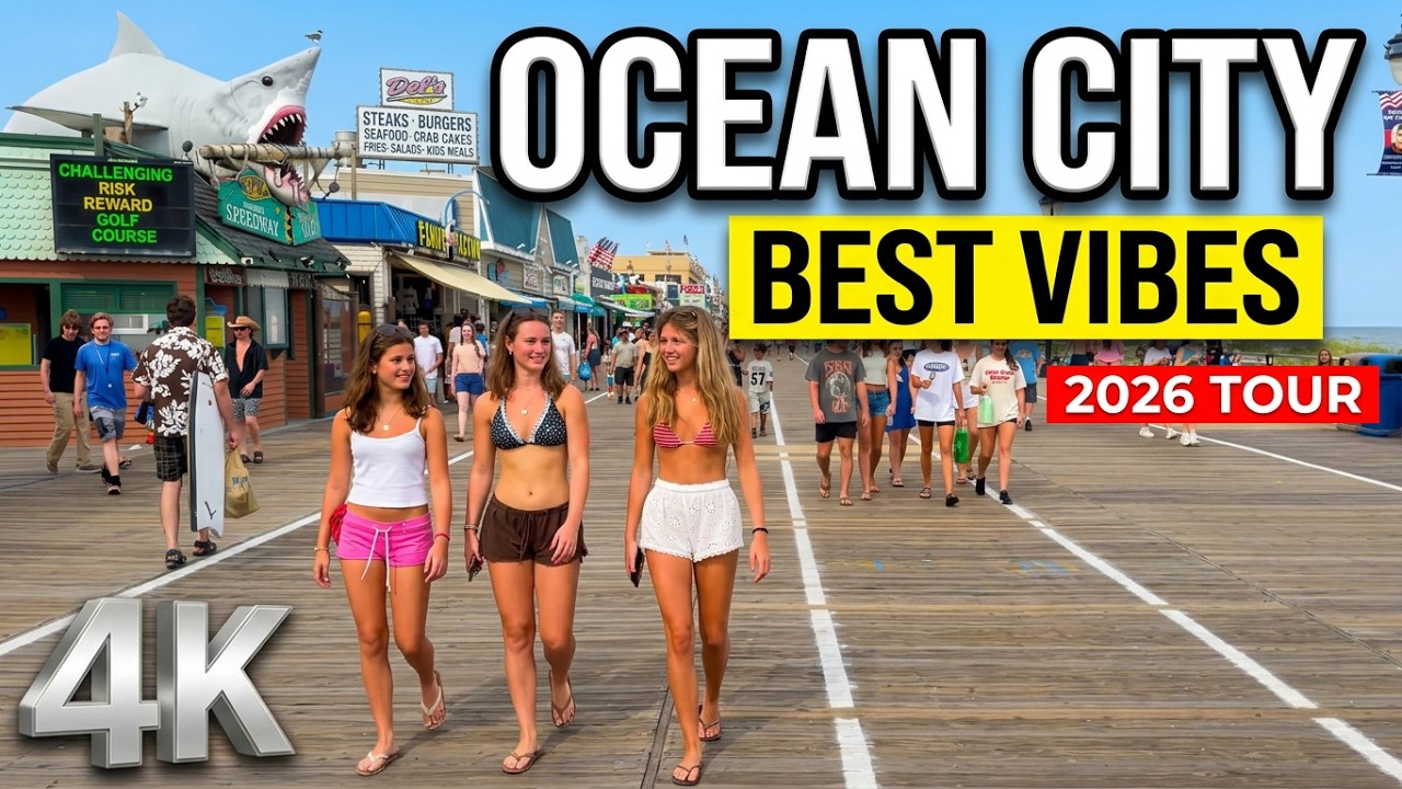 Ocean City Boardwalk 2026: The Ultimate Summer Vibe 4K