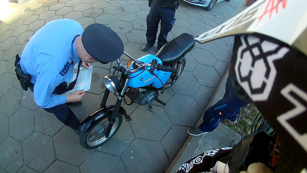 How to: Polizeikontrolle mit Simson S51 | EASTKIDZ | [G.I.N] [Simson Crew]