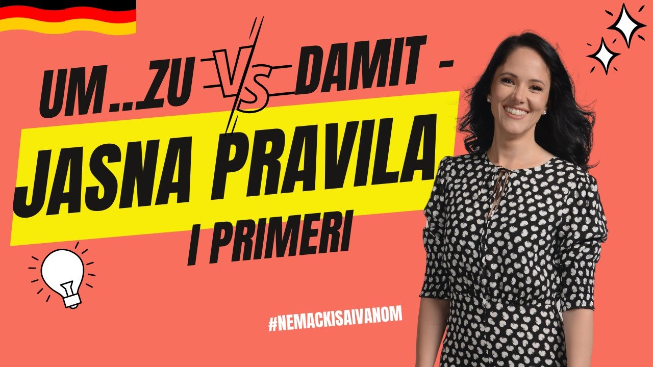 Kako reći DA BI na nemačkom: UM…ZU vs DAMIT – jasna pravila i primeri 🇩🇪